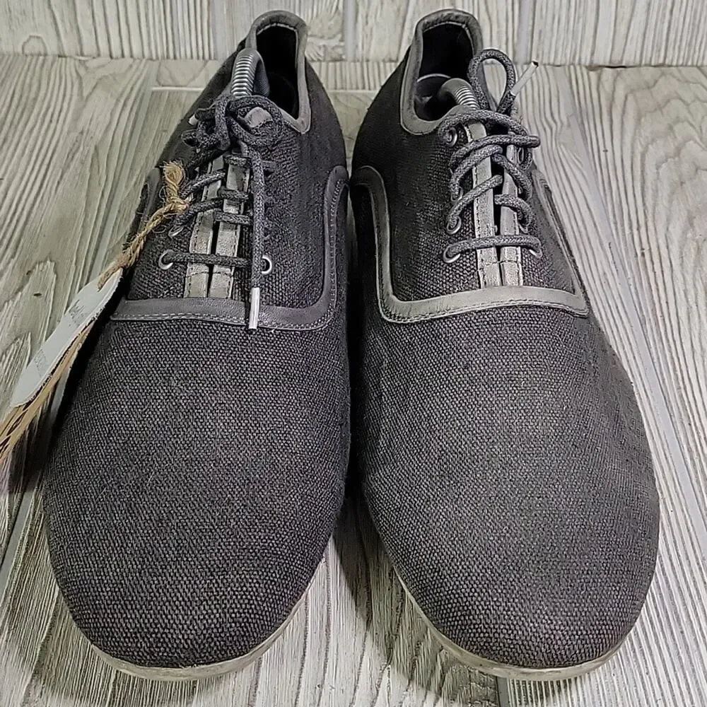 Bed Stu Cosburn Grey Lace Up Oxford Dress Shoes Mens Size 12 NWT